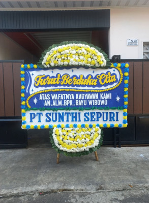 Papan Bunga Duka di Pejaten Barat