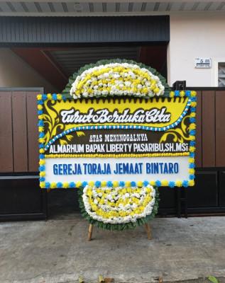 Papan Bunga Duka di Pejaten Barat