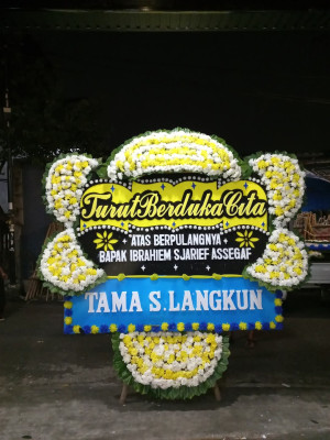 Papan Bunga Duka di Pejaten Barat